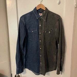 LEVIS two tone shirt from urban outfitters